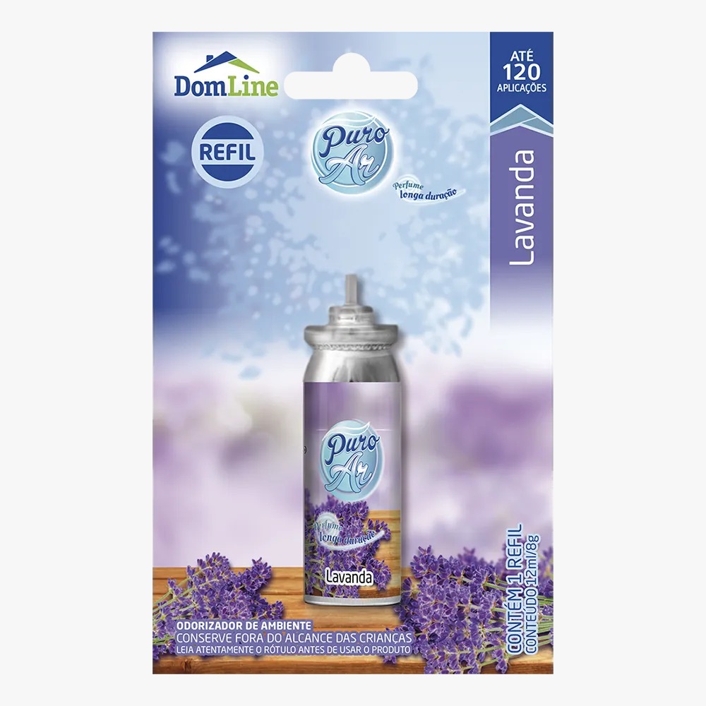 PURO AR MULTIUSO 12ML REFIL LAVANDA (S/APARELHO) - 12 UNID.
