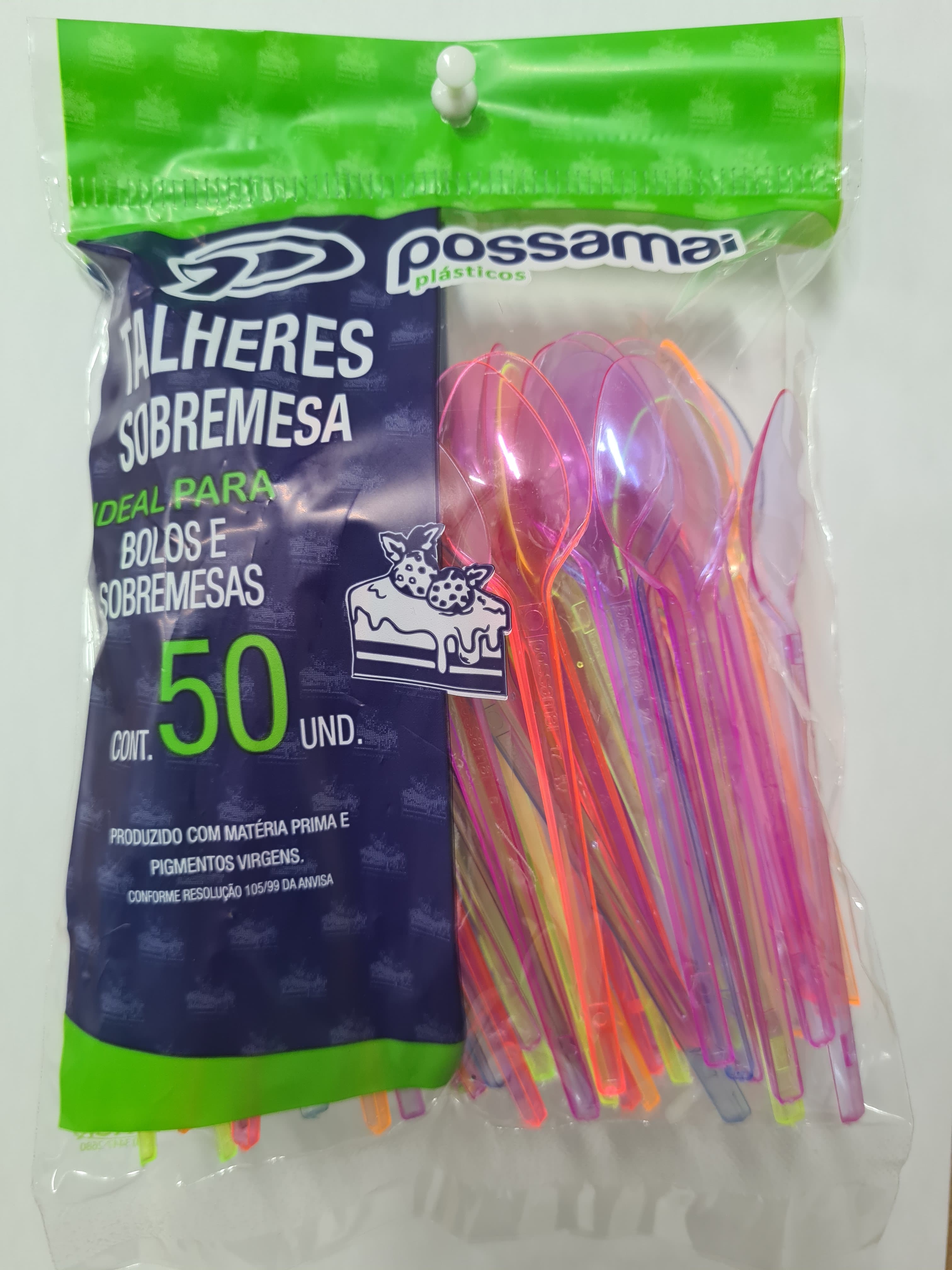 COLHER SOBREMESSA 20X50 POSSAMAL-SORTIDA TRIO MIX