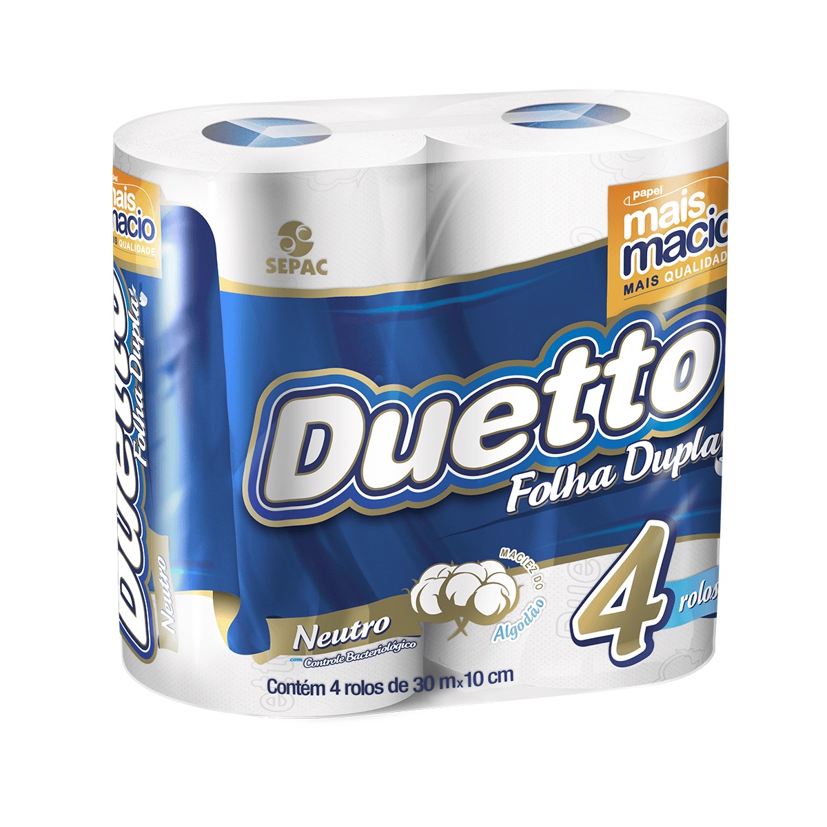 PAPEL HIG. F.D. DUETTO 16X4 30M